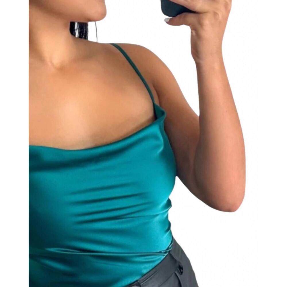 NEW RENEEC. paris blouse in emerald - Picture 2 of 2